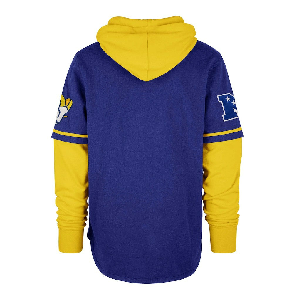47 brand Los Angeles Rams '47 Shortstop Pullover Hoodie Royal