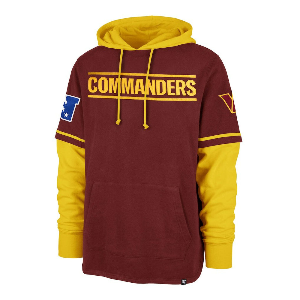 47 brand Washington Commanders '47 Shortstop Pullover Hoodie Burgundy