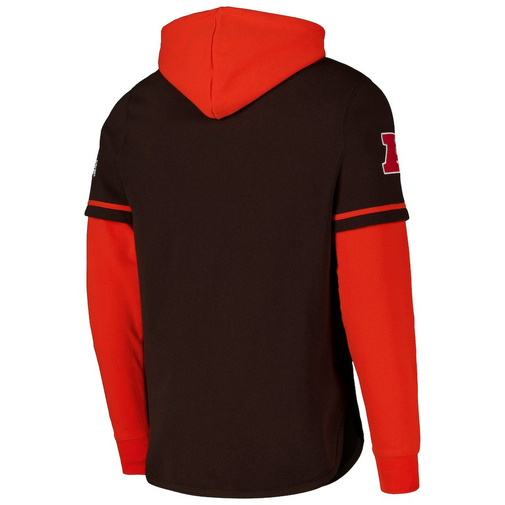 47 brand Cleveland Browns '47 Shortstop Pullover Hoodie Brown