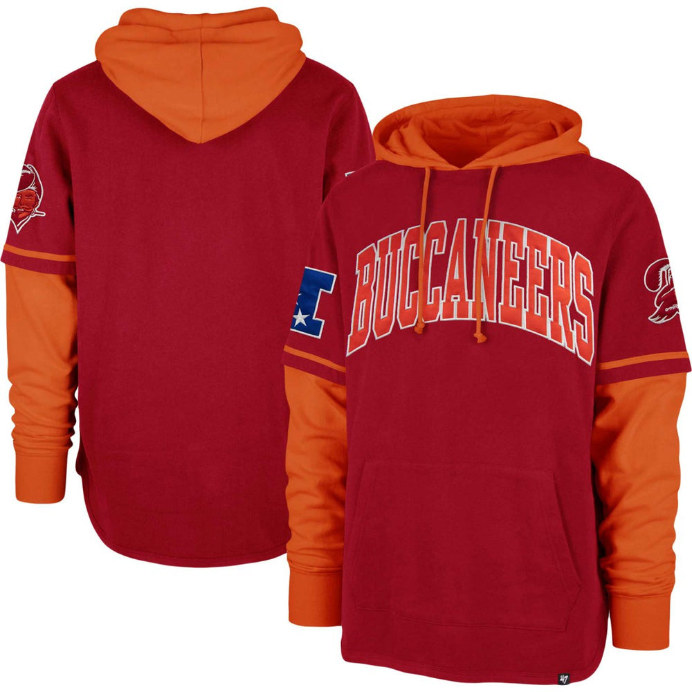 47 brand Tampa Bay Buccaneers '47 Shortstop Pullover Hoodie Red