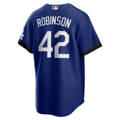 Jackie Robinson Los Angeles Dodgers Nike City Connect Replica Player Jersey - Royal - Nike on Sale