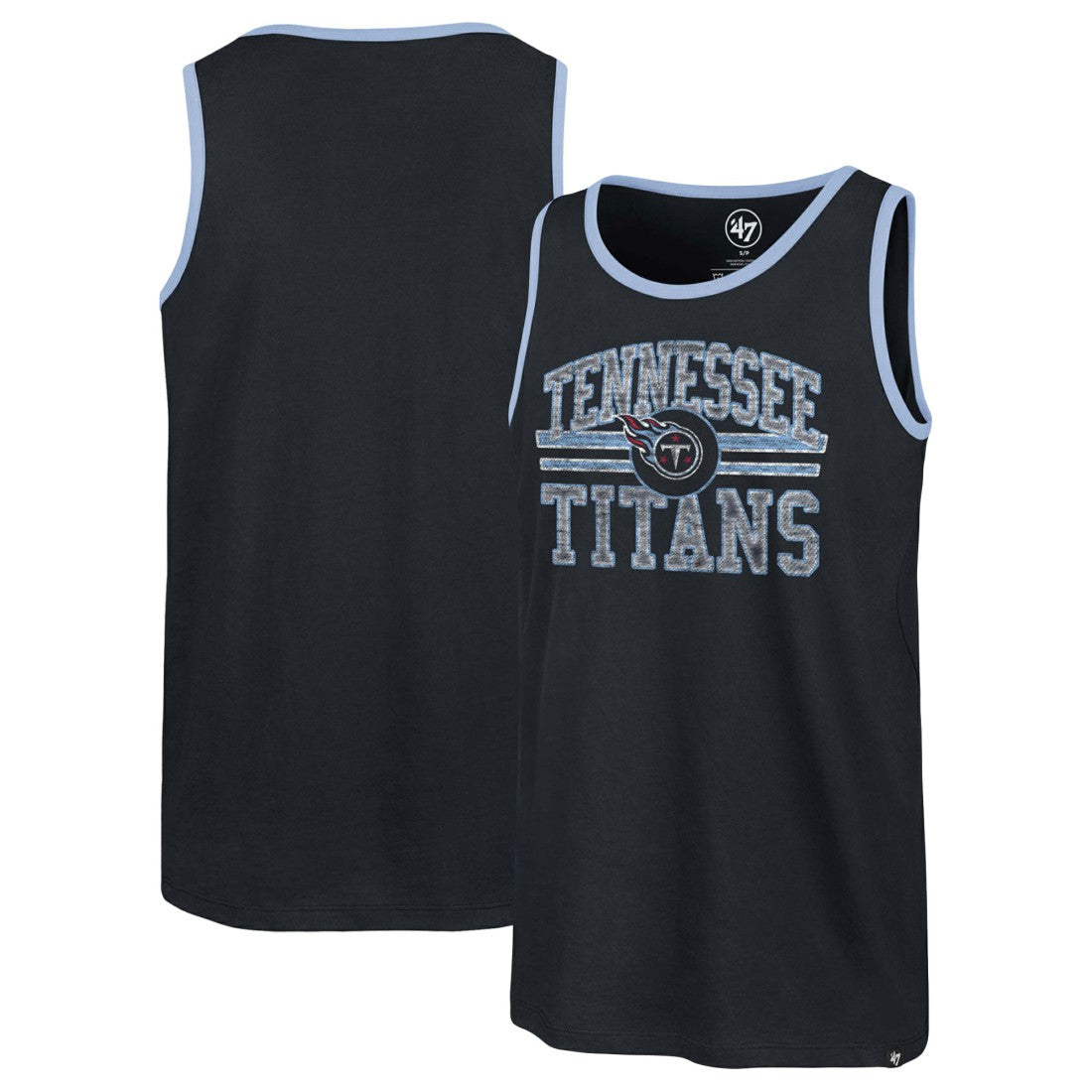 47 brand Tennessee Titans '47 Winger Franklin Tank Top Navy