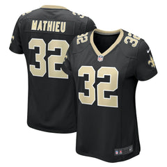 Nike Tyrann Mathieu New Orleans Saints Women's Player Jersey Black