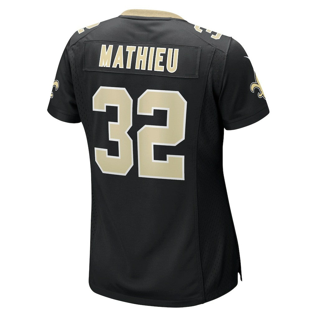 Nike Tyrann Mathieu New Orleans Saints Women's Player Jersey Black