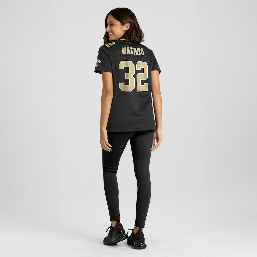 Nike Tyrann Mathieu New Orleans Saints Women's Player Jersey Black