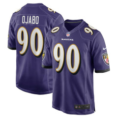 Nike David Ojabo Baltimore Ravens Player Game Jersey Purple