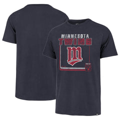 Minnesota Twins '47 Cooperstown Collection Borderline Franklin T-Shirt - Navy - 47 brand on Sale