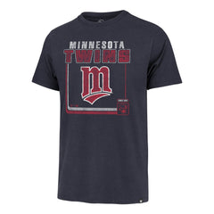 Minnesota Twins '47 Cooperstown Collection Borderline Franklin T-Shirt - Navy - 47 brand on Sale