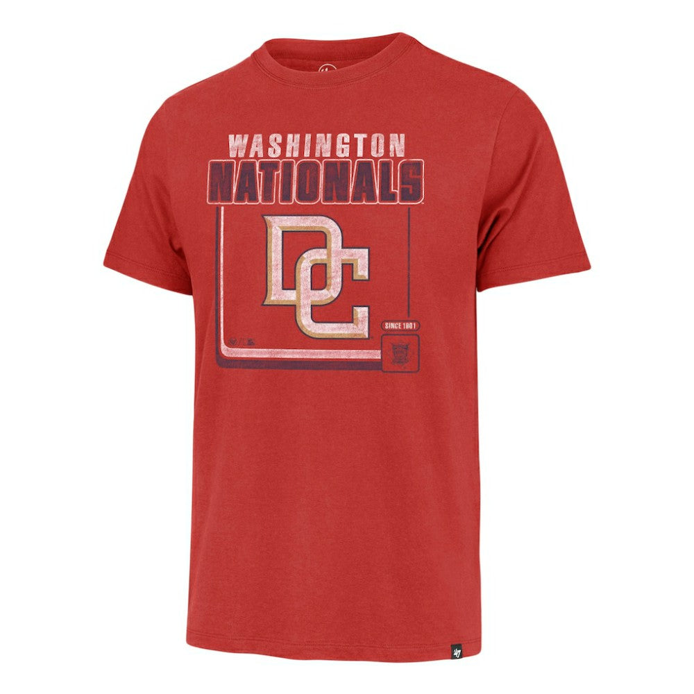 Washington Nationals '47 Cooperstown Collection Borderline Franklin T-Shirt - Red - 47 brand Online