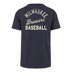 Milwaukee Brewers '47 Turn Back Franklin T-Shirt - Navy - 47 brand Sale