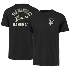 San Francisco Giants '47 Turn Back Franklin T-Shirt - Black - 47 brand Lifestyle