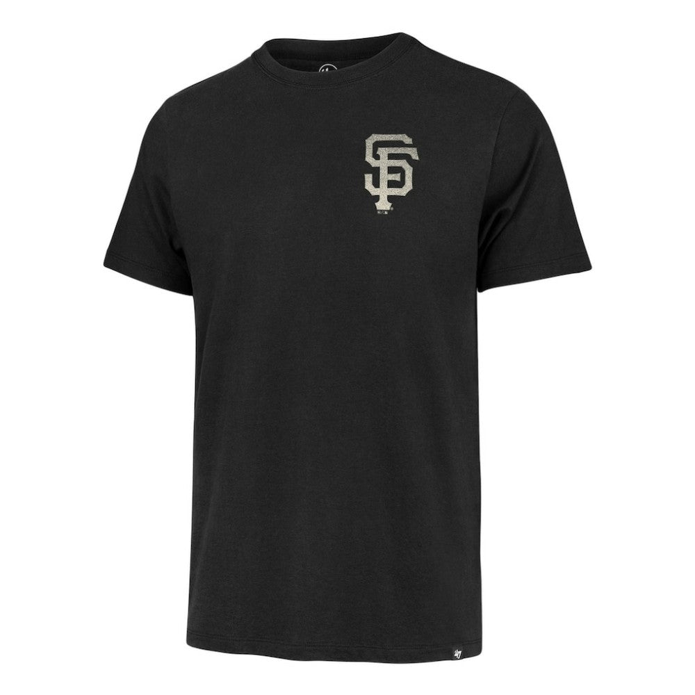 San Francisco Giants '47 Turn Back Franklin T-Shirt - Black - 47 brand Lifestyle