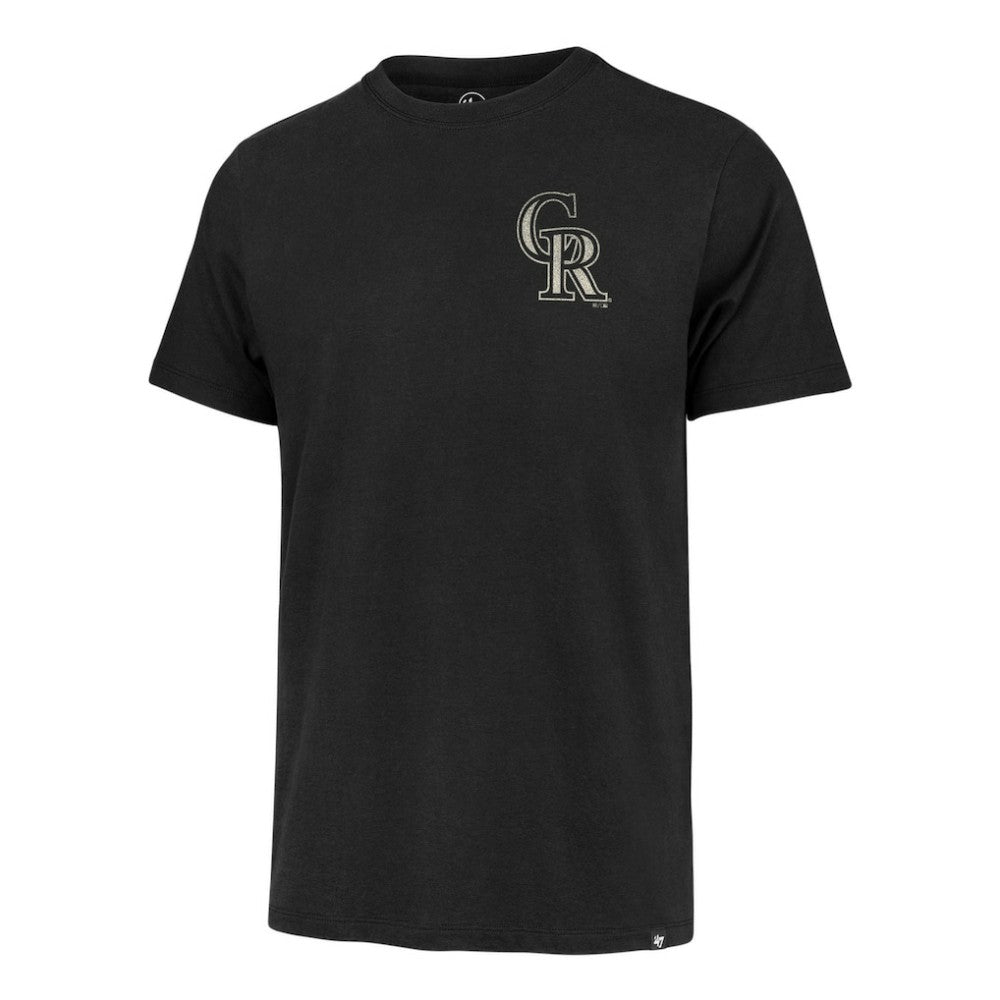 Colorado Rockies '47 Turn Back Franklin T-Shirt - Black - 47 brand Online