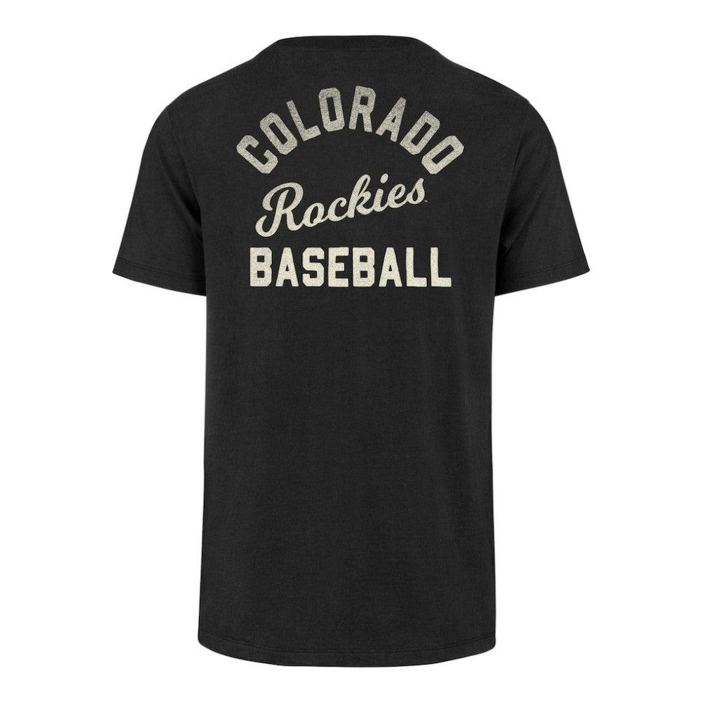 Colorado Rockies '47 Turn Back Franklin T-Shirt - Black - 47 brand Online