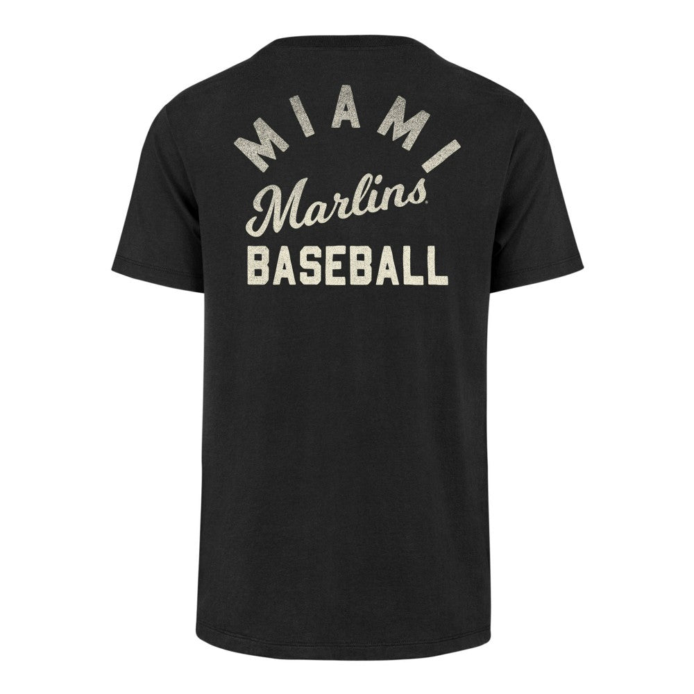 Miami Marlins '47 Turn Back Franklin T-Shirt - Black - 47 brand Sale