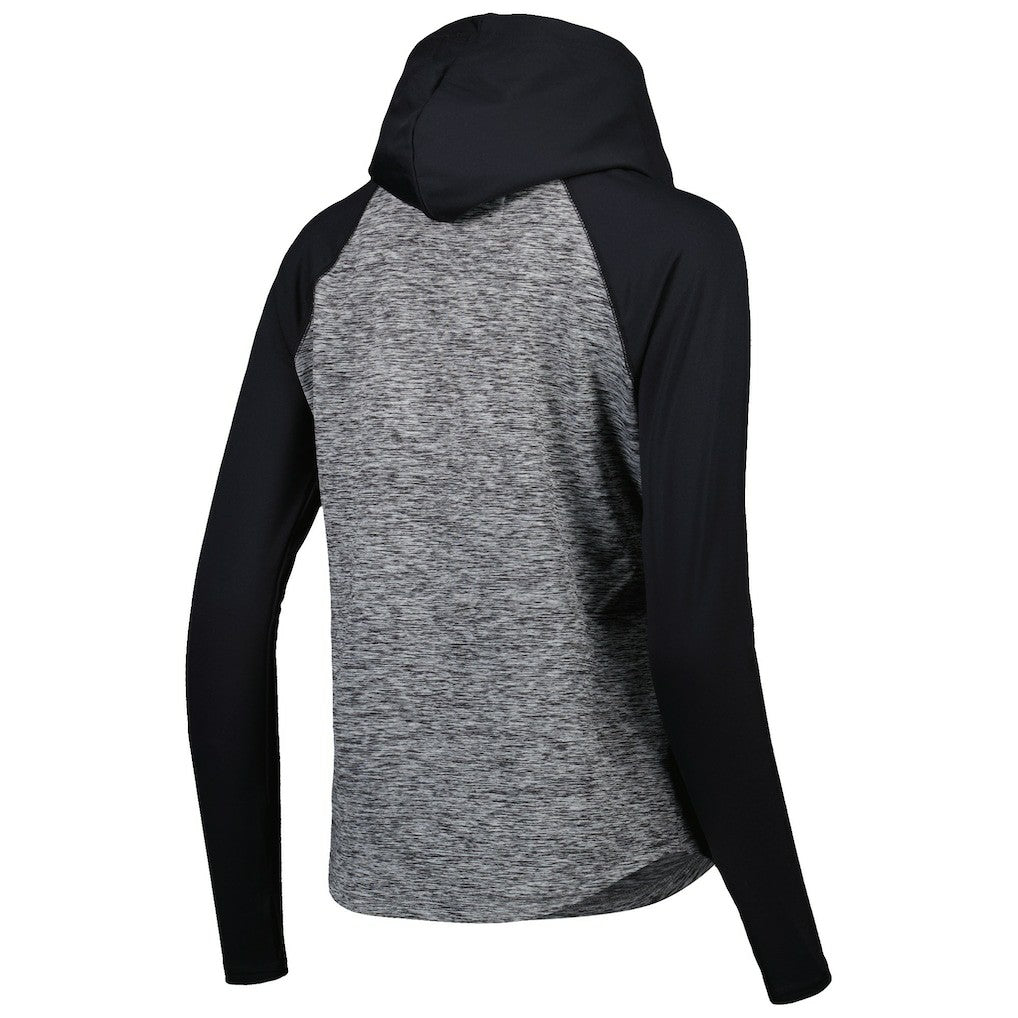 Washington Commanders G-III 4Her by Carl Banks Women's Championship Ring Raglan Pullover Hoodie Heathered Gray/Black