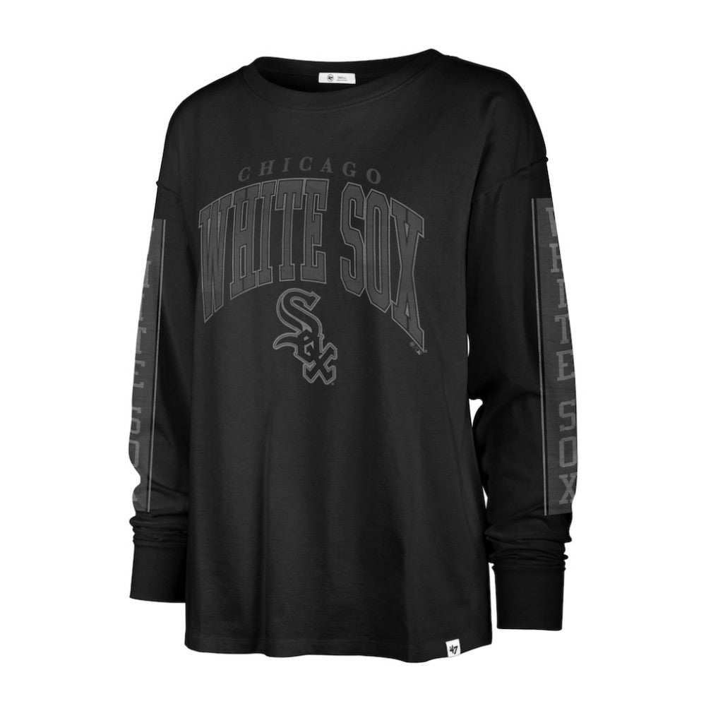 Chicago White Sox '47 Women's Statement Long Sleeve T-Shirt - Black - 47 brand Sale