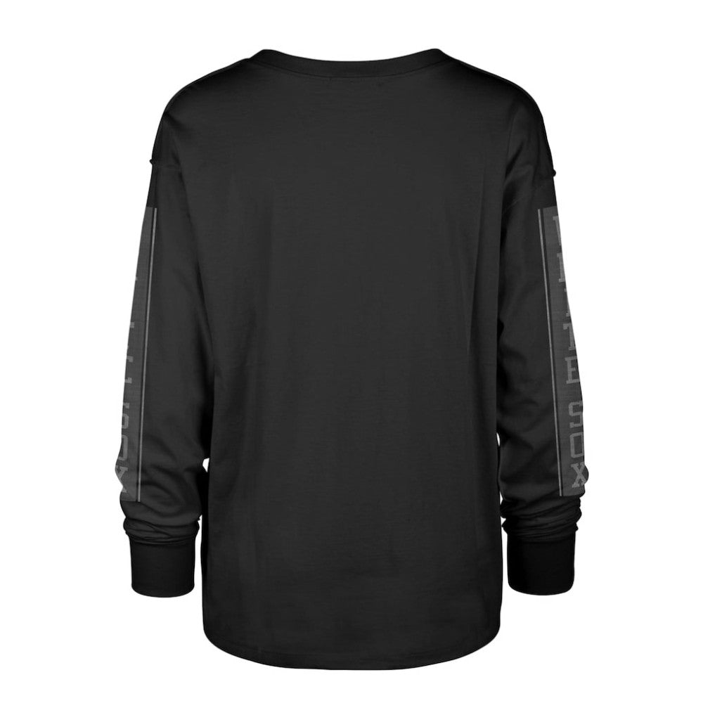 Chicago White Sox '47 Women's Statement Long Sleeve T-Shirt - Black - 47 brand Sale
