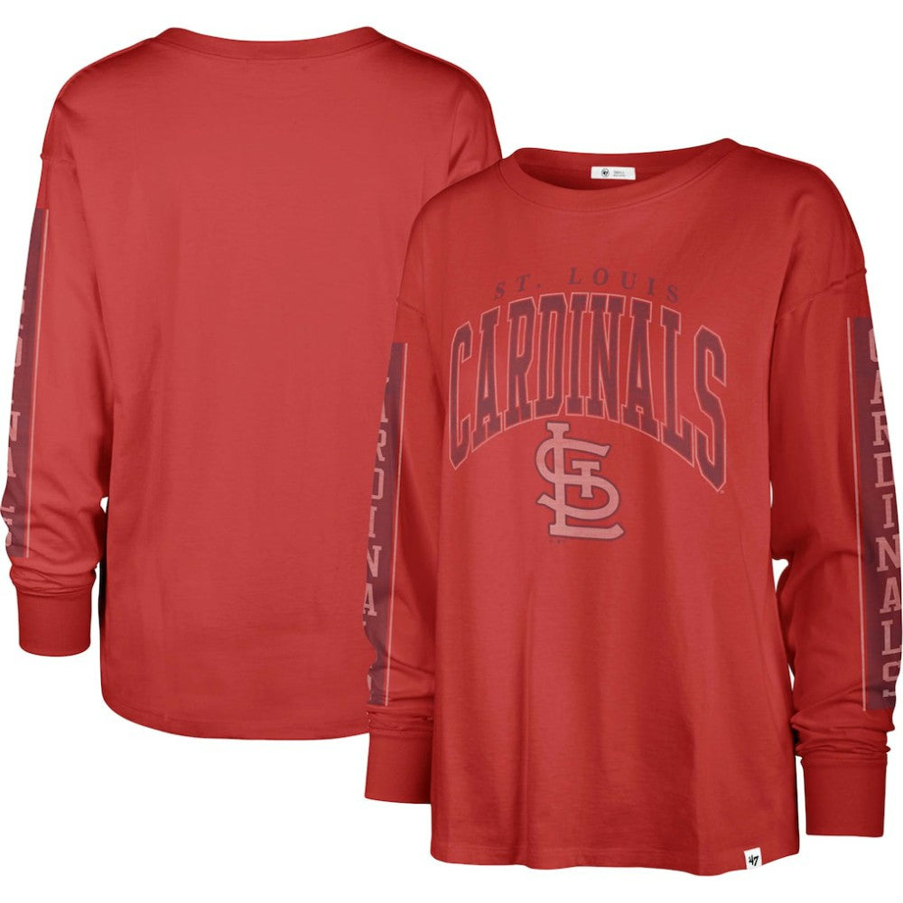 St. Louis Cardinals '47 Women's Statement Long Sleeve T-Shirt - Red - 47 brand Sale