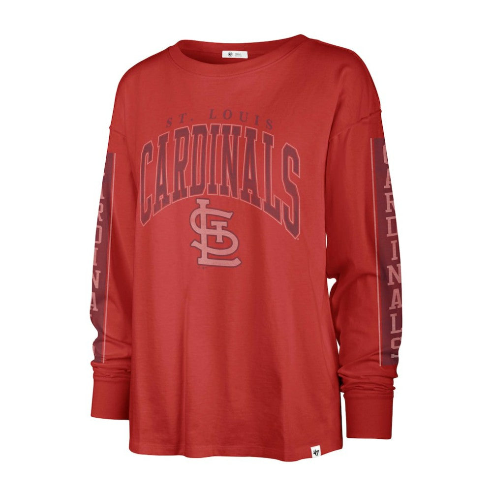 St. Louis Cardinals '47 Women's Statement Long Sleeve T-Shirt - Red - 47 brand Sale