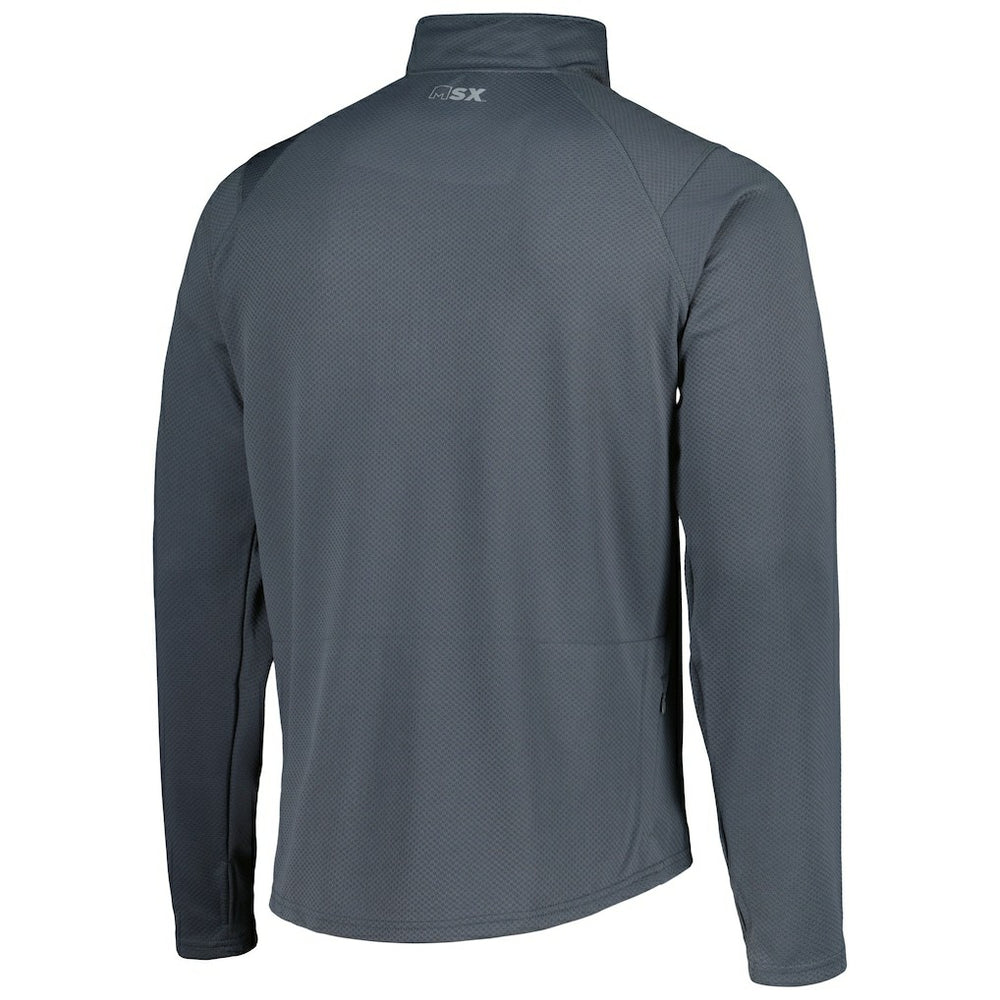 Cincinnati Bengals MSX by Michael Strahan Half-Zip Pullover Charcoal