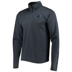 Carolina Panthers MSX by Michael Strahan Half-Zip Pullover Charcoal