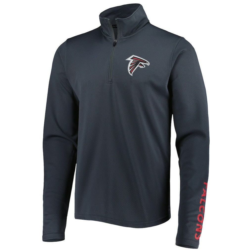 Atlanta Falcons MSX by Michael Strahan Half-Zip Pullover Charcoal