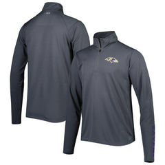 Baltimore Ravens MSX by Michael Strahan Half-Zip Pullover Charcoal