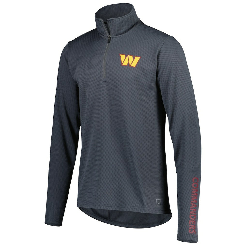 Washington Commanders MSX by Michael Strahan Half-Zip Pullover Charcoal