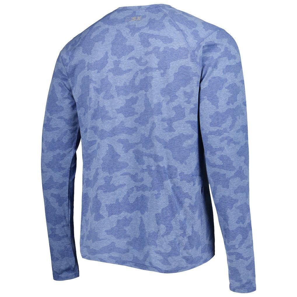 Los Angeles Rams MSX by Michael Strahan Performance Camo Long Sleeve T-Shirt Royal