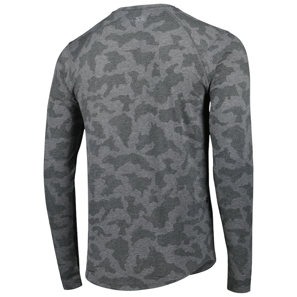 New Orleans Saints MSX by Michael Strahan Performance Camo Long Sleeve T-Shirt Gray