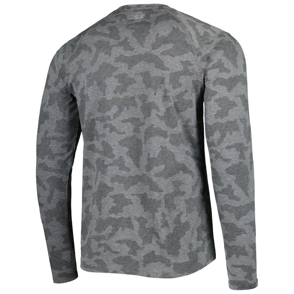 Minnesota Vikings MSX by Michael Strahan Performance Camo Long Sleeve T-Shirt Black