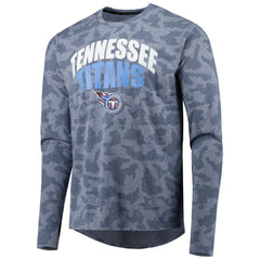 Tennessee Titans MSX by Michael Strahan Performance Camo Long Sleeve T-Shirt Navy