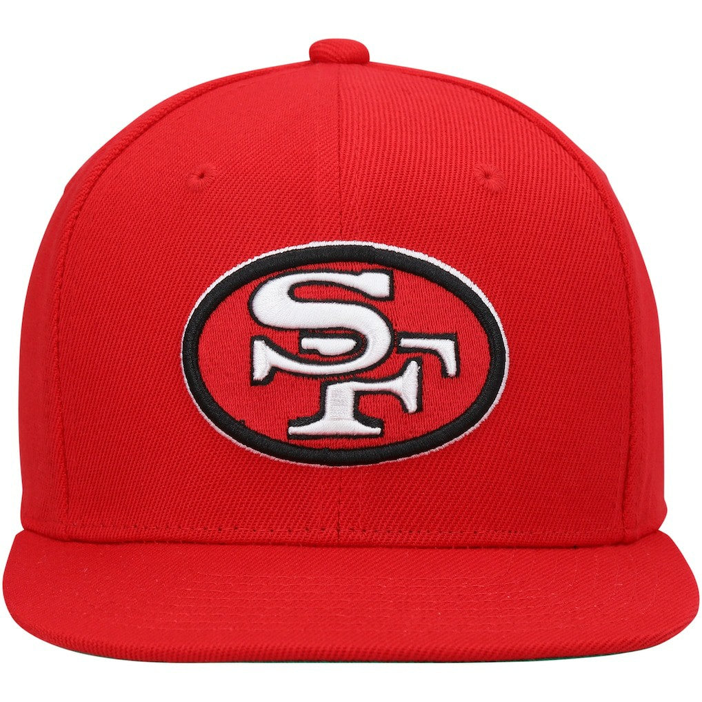 Mitchell & Ness San Francisco 49ers Youth Gridiron Classics Ground Snapback Hat Scarlet