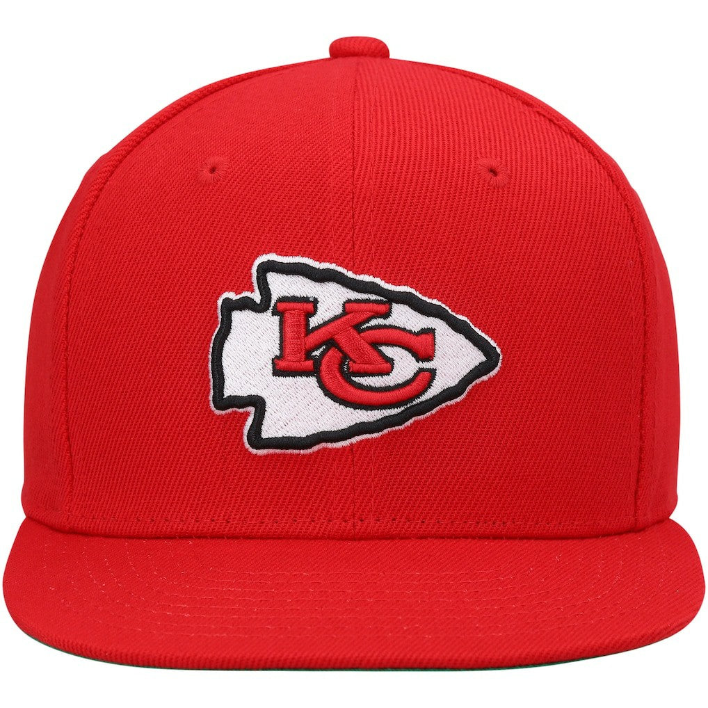 Mitchell & Ness Kansas City Chiefs Youth Gridiron Classics Ground Snapback Hat Red