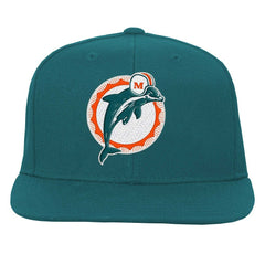 Mitchell & Ness Miami Dolphins Youth Gridiron Classics Ground Snapback Hat Aqua