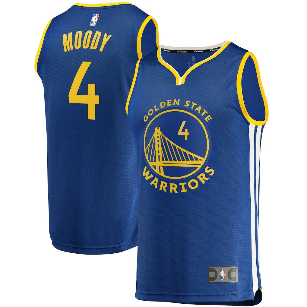 Moses Moody Golden State Warriors Fast Break Replica Jersey for sale Icon Editi- Royal | Fanatics Lifestyle