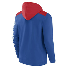 Philadelphia 76ers Skyhook Colorblock Full-Zip Hoodie Royal/Red | Fanatics US