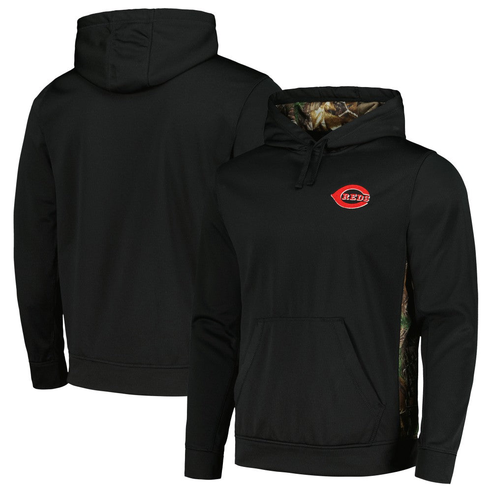 Cincinnati Reds Dunbrooke Ranger Pullover Hoodie - Black/Camo - MLB Discount