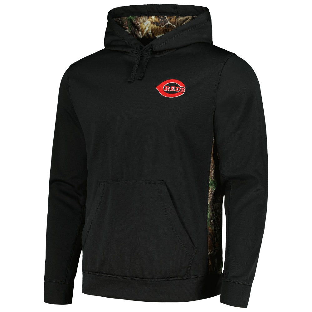 Cincinnati Reds Dunbrooke Ranger Pullover Hoodie - Black/Camo - MLB Discount