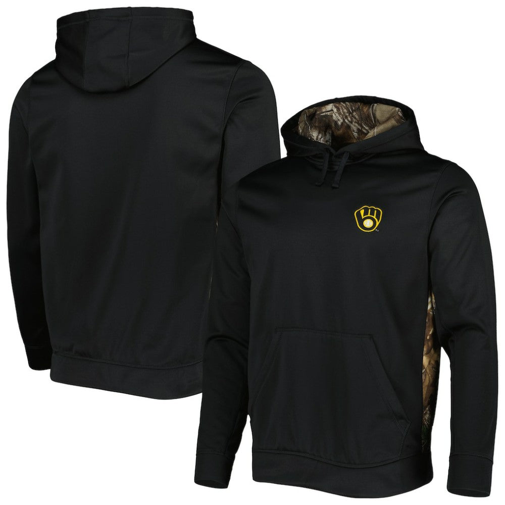 Milwaukee Brewers Dunbrooke Ranger Pullover Hoodie - Black/Camo - MLB on Sale