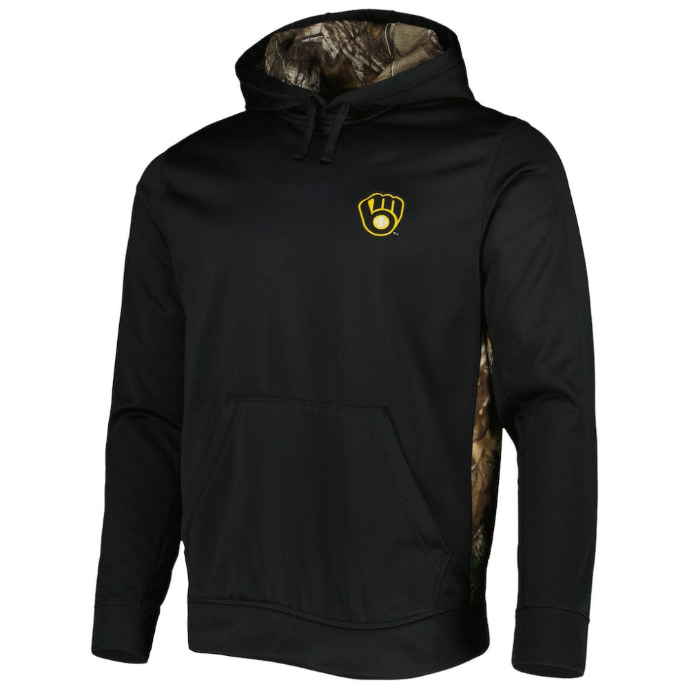 Milwaukee Brewers Dunbrooke Ranger Pullover Hoodie - Black/Camo - MLB on Sale