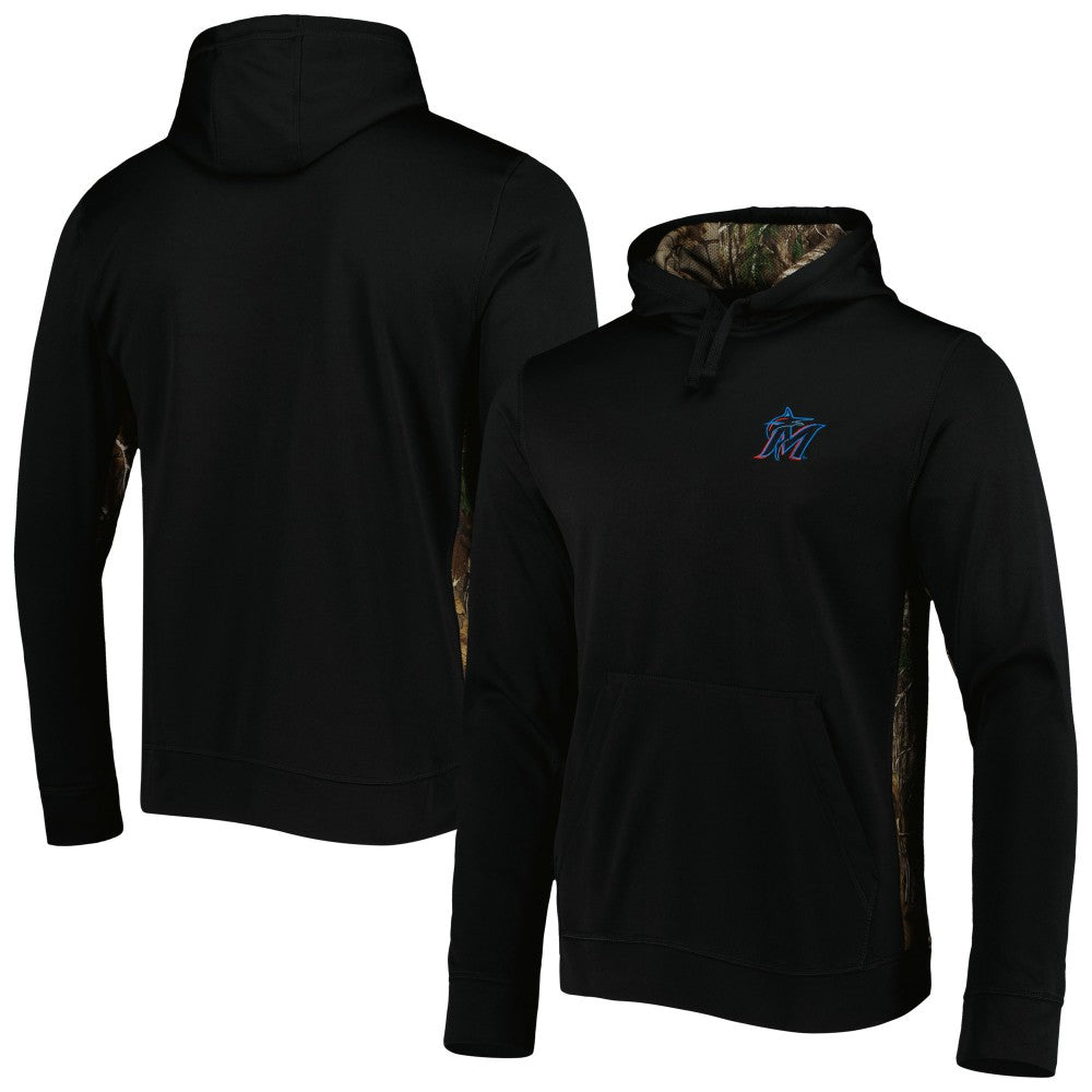 Miami Marlins Dunbrooke Ranger Pullover Hoodie - Black/Camo - MLB Sale
