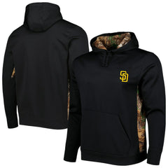 San Diego Padres Dunbrooke Ranger Pullover Hoodie - Black/Camo - MLB Sale