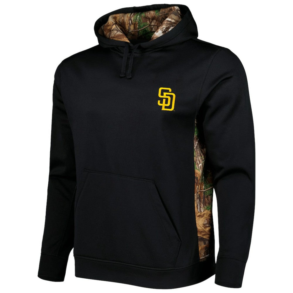 San Diego Padres Dunbrooke Ranger Pullover Hoodie - Black/Camo - MLB Sale