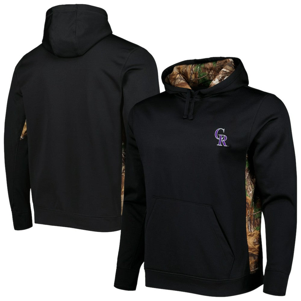 Colorado Rockies Dunbrooke Ranger Pullover Hoodie - Black/Camo - MLB Sale