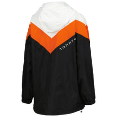 Philadelphia Flyers Tommy Hilfiger Women's Staci Half-Zip Windbreaker Jacket - Orange/Black - NHL 4897623