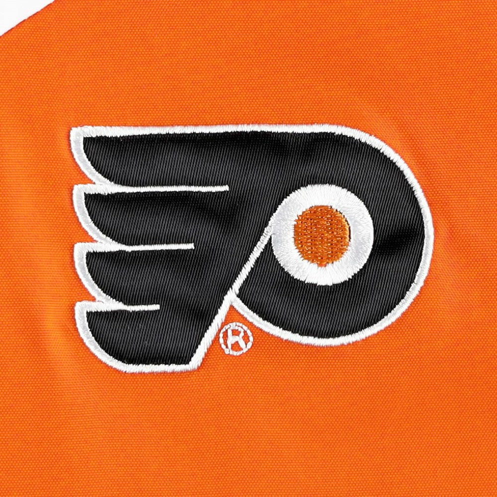 Philadelphia Flyers Tommy Hilfiger Women's Staci Half-Zip Windbreaker Jacket - Orange/Black - NHL 4897623