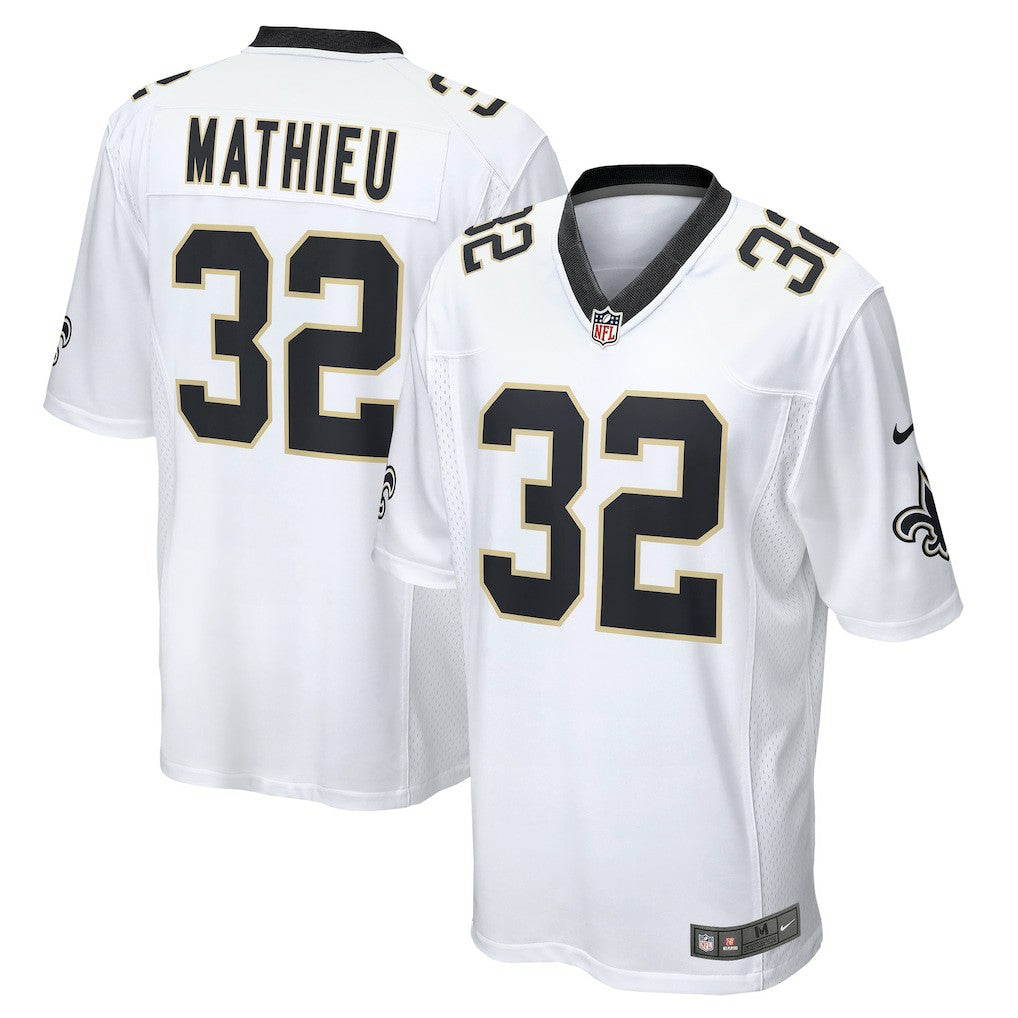 Nike Tyrann Mathieu New Orleans Saints Game Jersey White