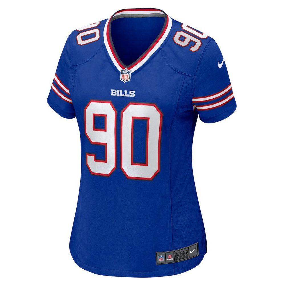 Nike Shaq Lawson Buffalo Bills Women's Game Jersey Royal